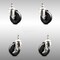 Service Caster 4 Inch 316SS Soft Rubber Wheel Swivel 1/2 Inch Threaded Stem Caster Brakes, 2PK SCC-SS316TS20S414-SRS-121315-2-TLB-2 - alternate 1